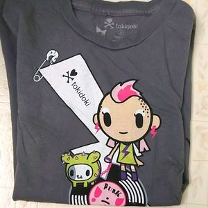 Tokidoki punk rock t-shirt